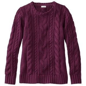 LL Bean Cable Sweater